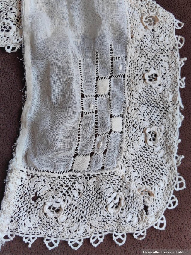 Антикварный воротничок 2 — Другое для антикварных кукол (фото 6)