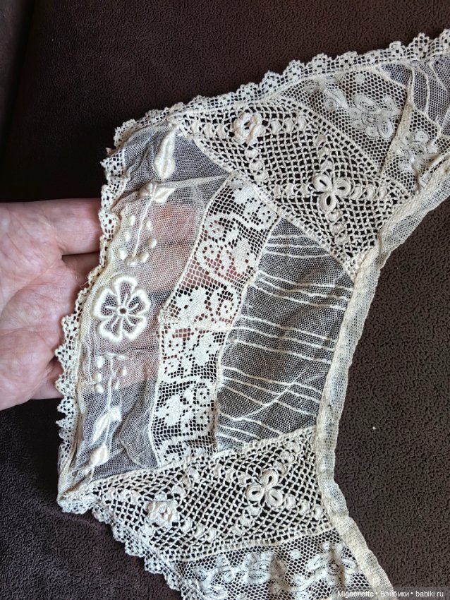 Антикварный воротничок 1 — Другое для антикварных кукол (фото 4)