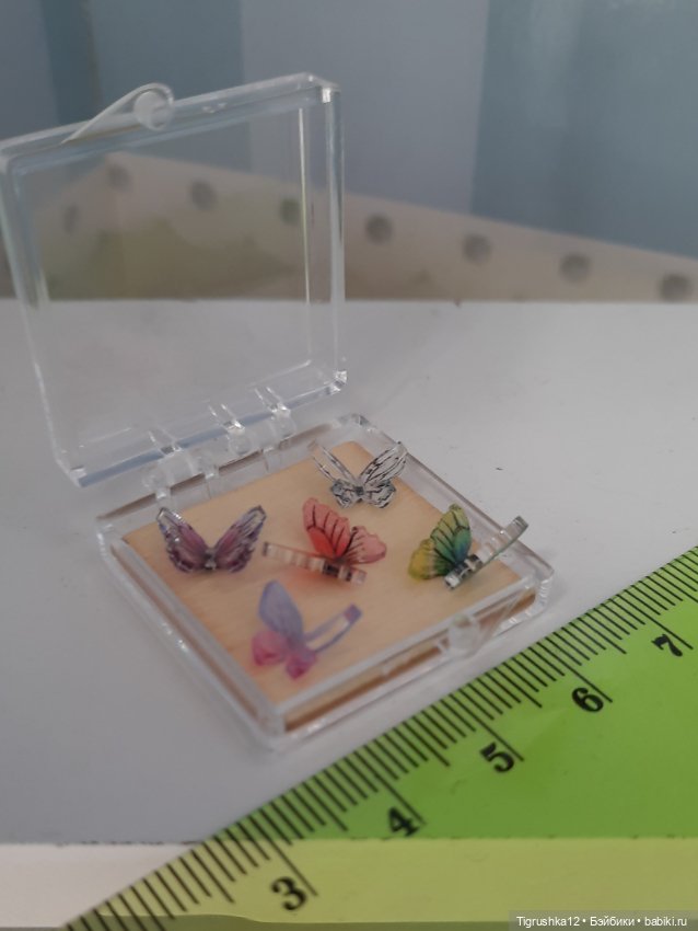 Коллекция бабочек — Миниатюра для кукол (фото 7)