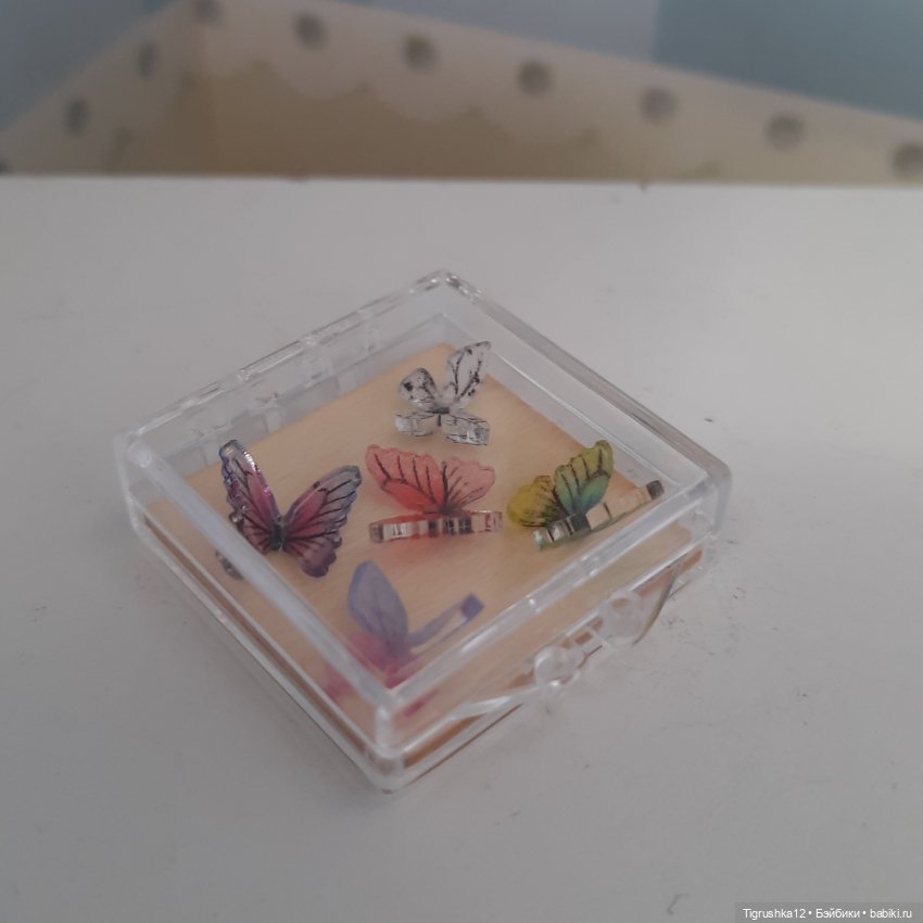 Коллекция бабочек — Миниатюра для кукол (фото 5)