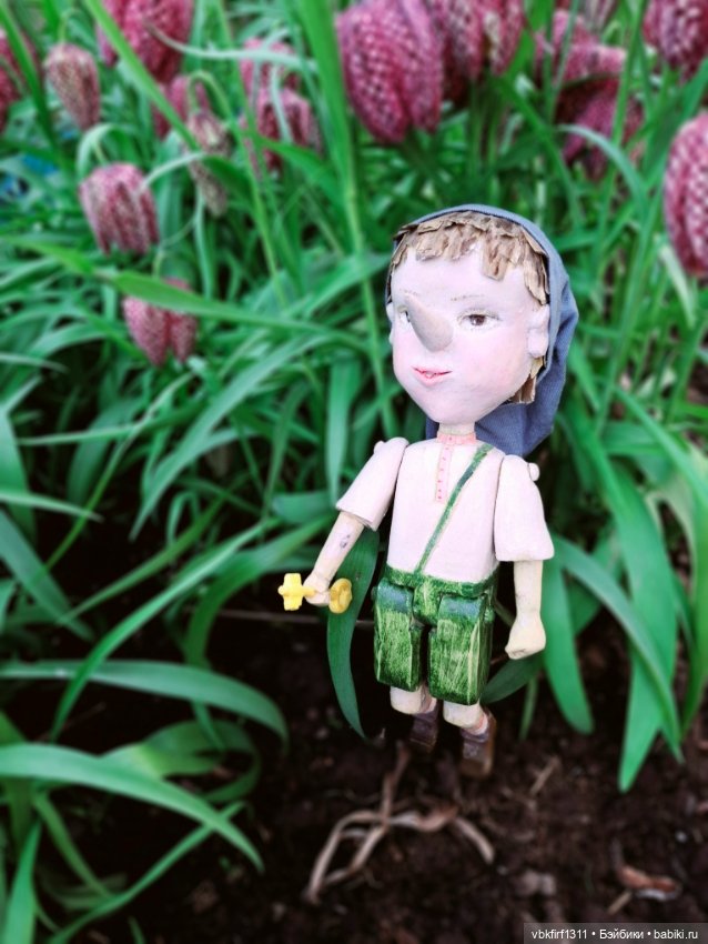 Отличный подарок-Буратино деревянный (фото 5)