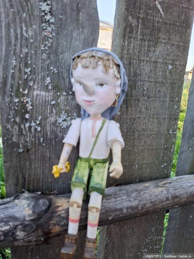 Отличный подарок-Буратино деревянный (фото 6)