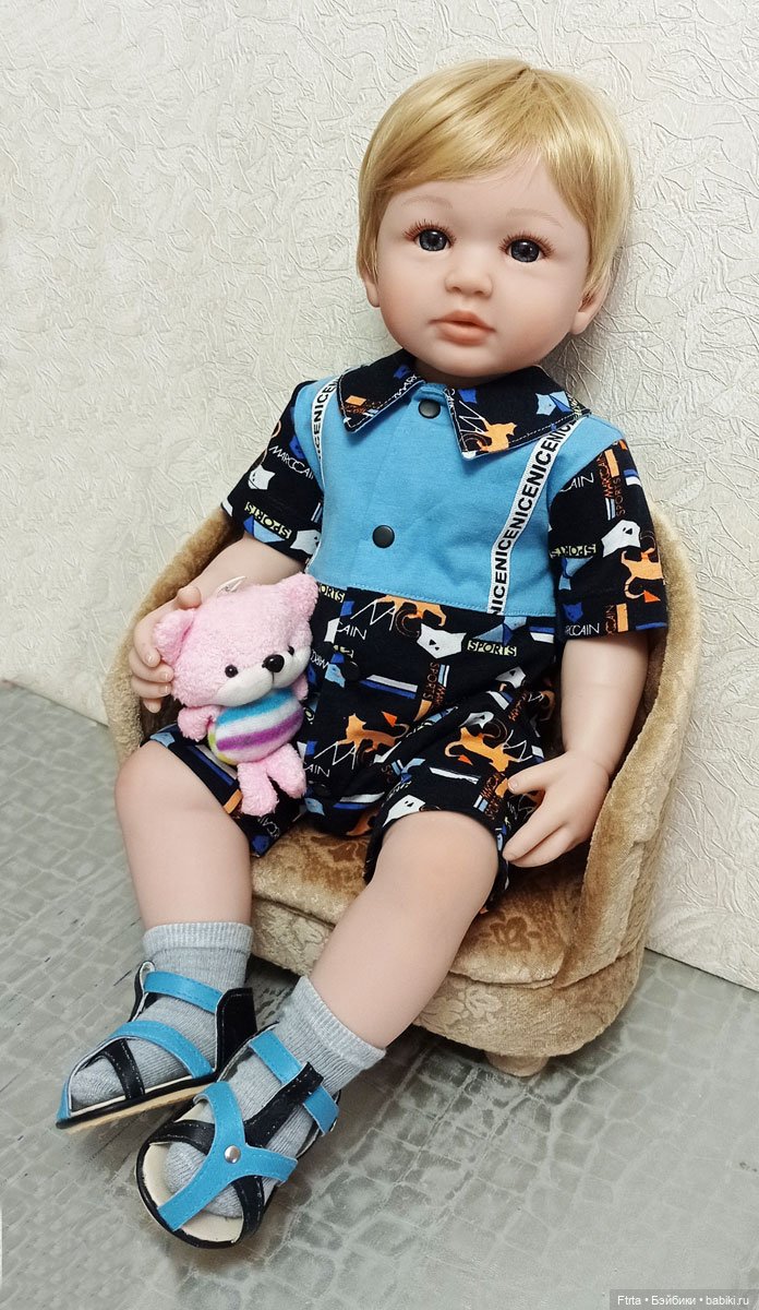 Песочник с котиками для кукол 55 см и реборнов