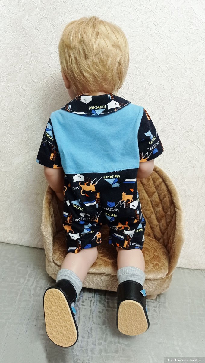 Песочник с котиками для кукол 55 см и реборнов (фото 3)