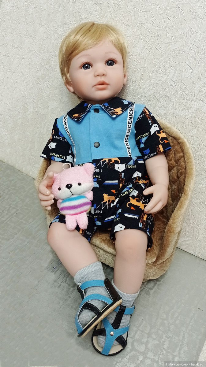 Песочник с котиками для кукол 55 см и реборнов (фото 2)