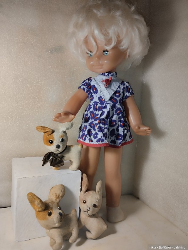 Собачка Муха — Винтажные куклы и игрушки детства