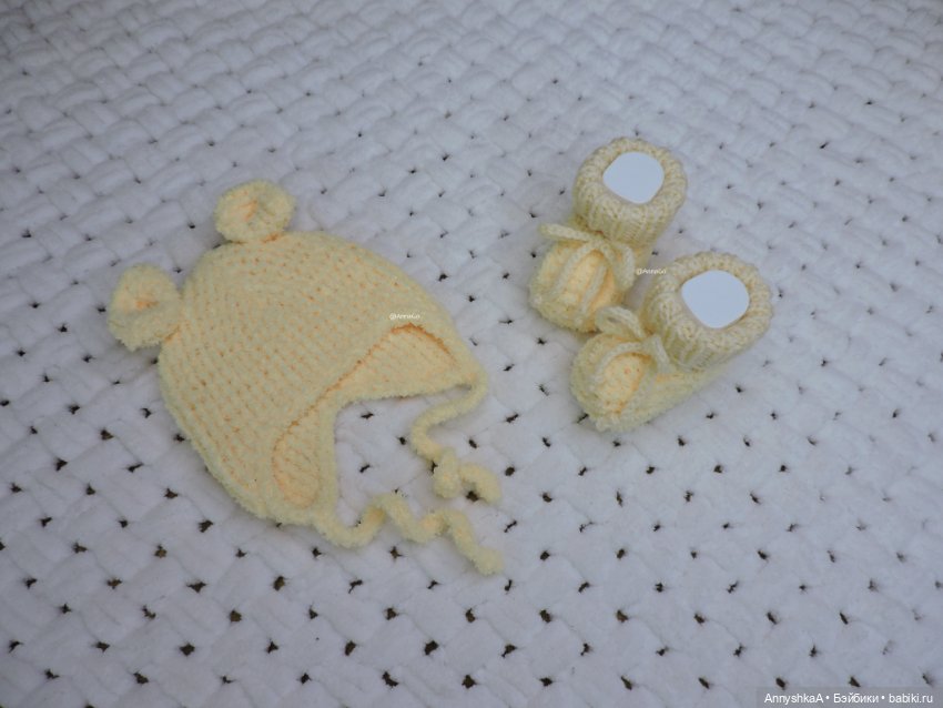 Комбинезон,шапочка и пинетки 54-62 (фото 4)