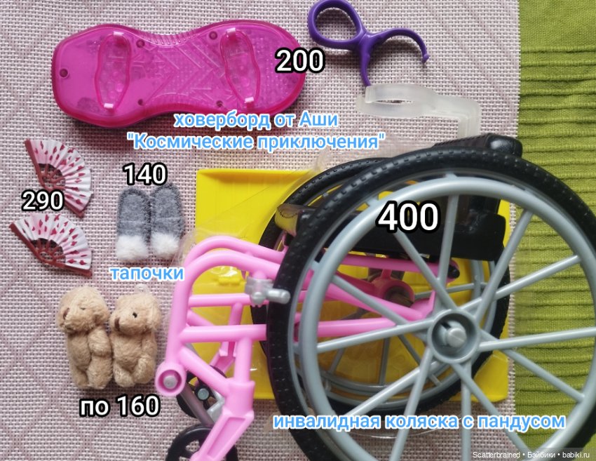 Аксессуары для Барби: гаджеты, еда, посуда (фото 5)