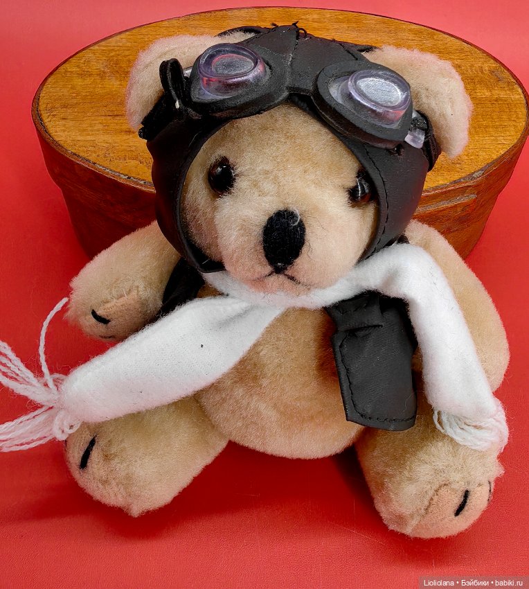 Мишка-пилот Винтаж 80-90 гг (фото 2)