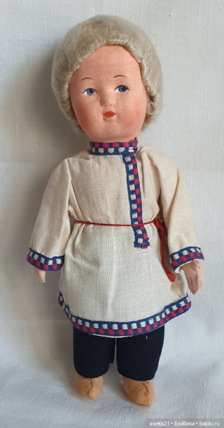 Всекохудожник. Русская артельная кукла. Ваня и Даша (продажа лотом) (фото 9)