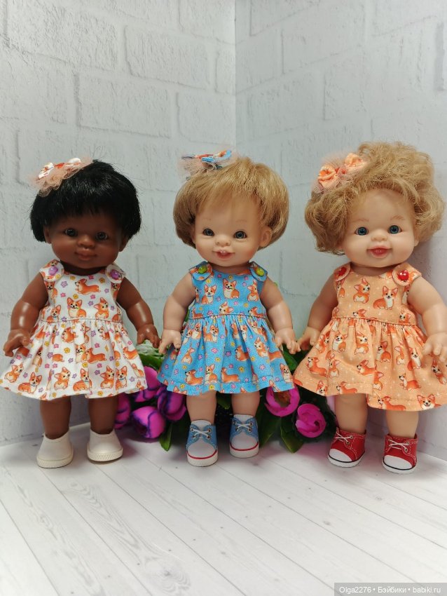 Мини-комплекты на пупсов Паолитос Paolitos Paola Reina
