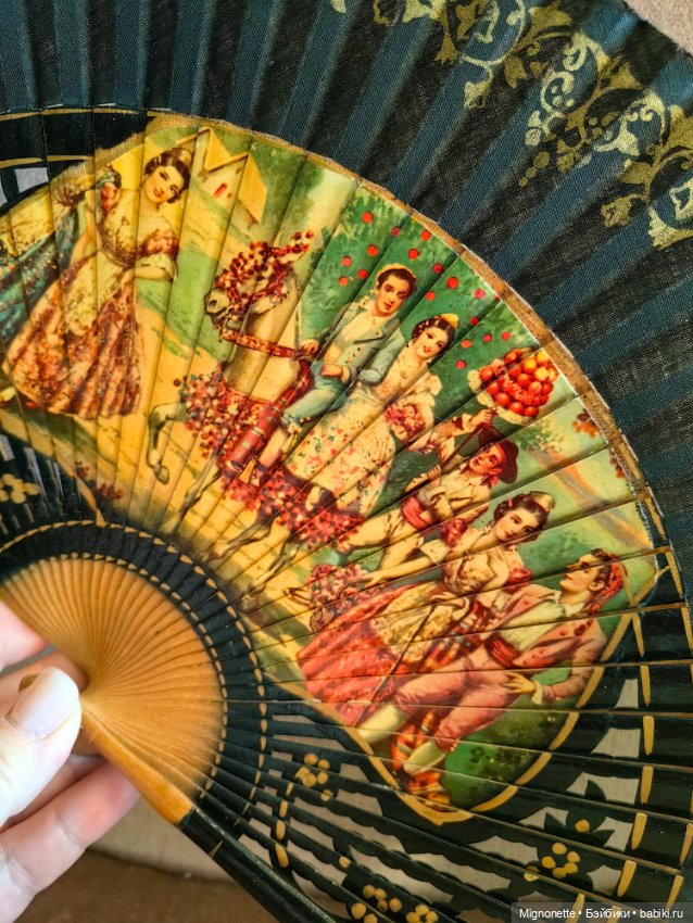 Старинный веер, Европа — Другое для антикварных кукол (фото 10)