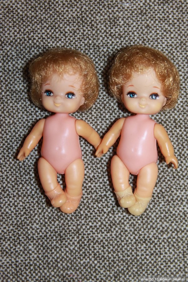 Винтажные сестрички Ликки 1 поколения Мики и Маки компании Такара
