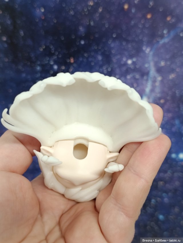 Некрашенная голова кошки из рисовых историй (Minty) (фото 2)