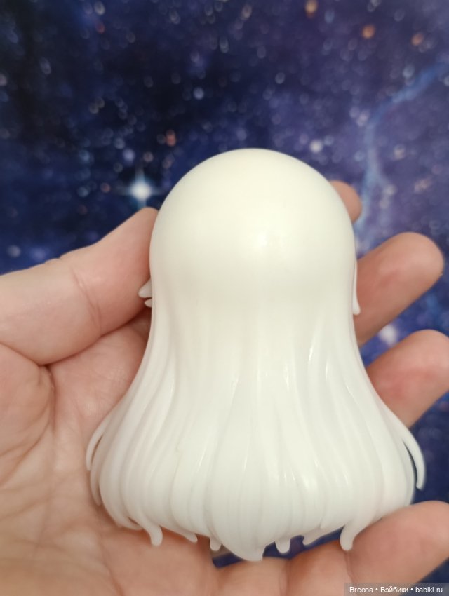 Некрашенная голова кошки из рисовых историй (Minty) (фото 3)