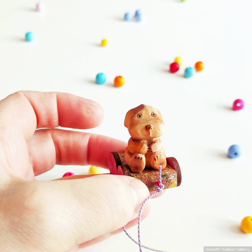 Каталочки со зверушками — Авторские игрушки (фото 2)