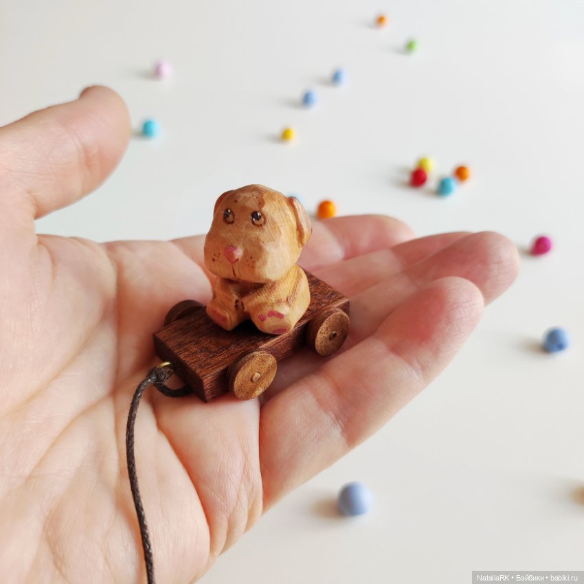 Каталочки со зверушками — Авторские игрушки (фото 5)