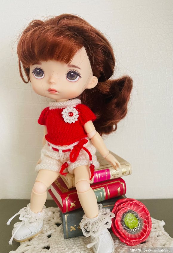 Вязаные наряды для куколки Xiaomi Monst (фото 4)