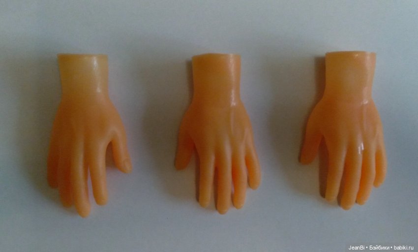 Лот кистей рук для куклы — Тела и головы для кукол