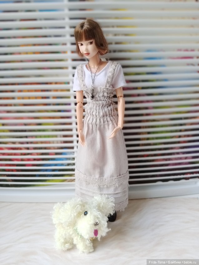 Щенок зайчик игрушка пушистая для Барби Поппи интегрити мальтипу (фото 5)