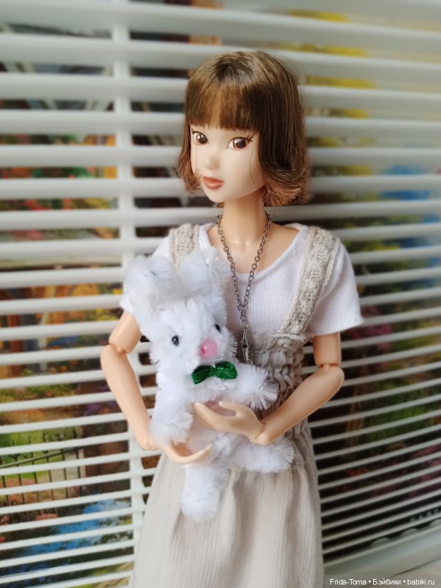 Щенок зайчик игрушка пушистая для Барби Поппи интегрити мальтипу (фото 6)