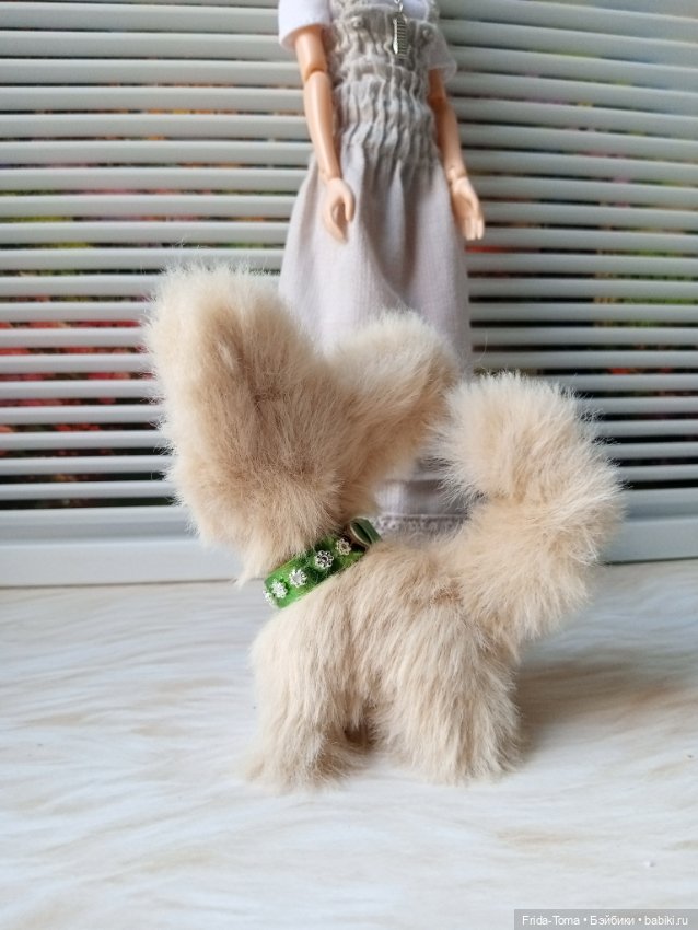 Щенок зайчик игрушка пушистая для Барби Поппи интегрити мальтипу