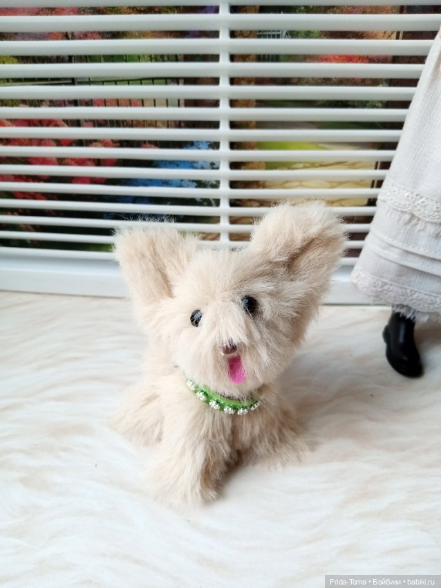 Щенок зайчик игрушка пушистая для Барби Поппи интегрити мальтипу (фото 3)