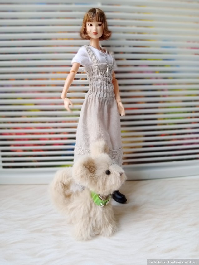 Щенок зайчик игрушка пушистая для Барби Поппи интегрити мальтипу (фото 2)