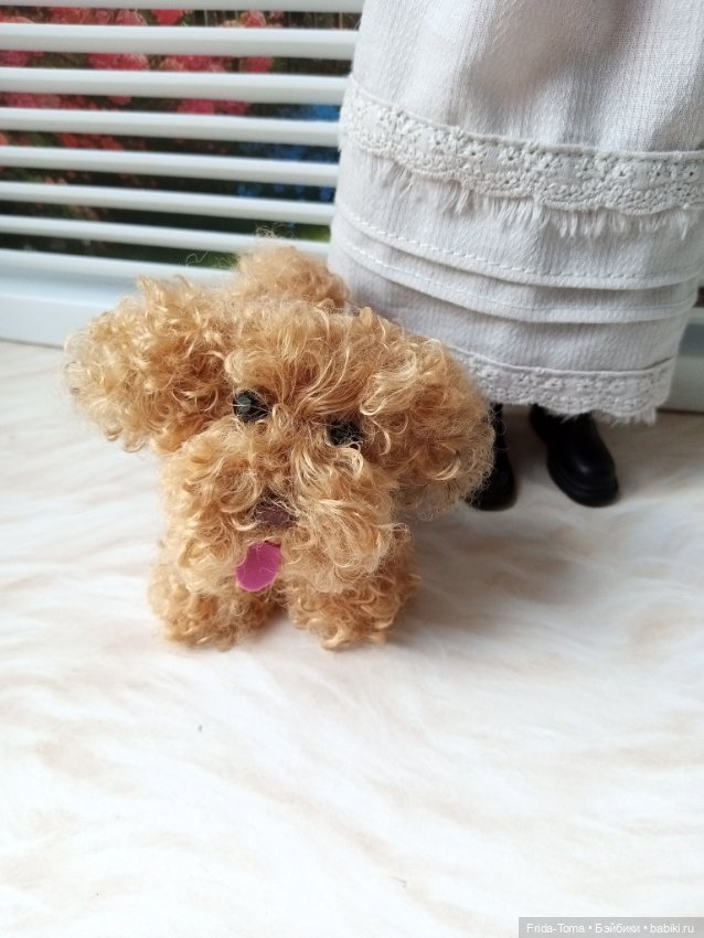 Щенок зайчик игрушка пушистая для Барби Поппи интегрити мальтипу (фото 10)