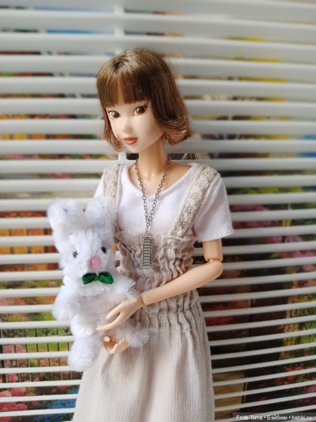 Щенок зайчик игрушка пушистая для Барби Поппи интегрити мальтипу (фото 7)