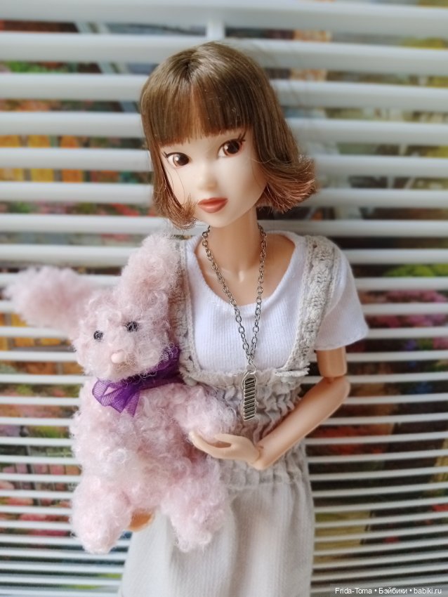 Щенок зайчик игрушка пушистая для Барби Поппи интегрити мальтипу (фото 8)