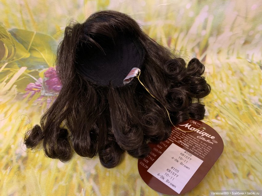 Парички Monique Collection размер 10-11 для Mae Moppet Meadow dolls (фото 4)