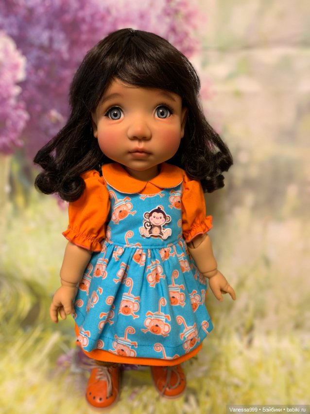 Парички Monique Collection размер 10-11 для Mae Moppet Meadow dolls