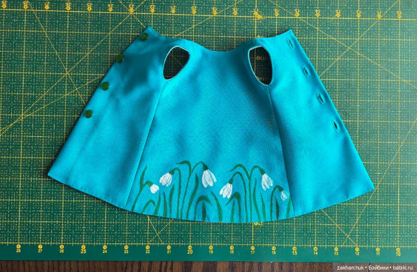 Платье Подснежники для готц и кукол 45-55 см (фото 7)