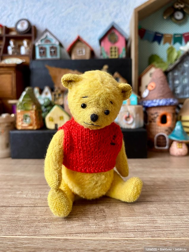 Мишка тедди Винни — Авторские игрушки (фото 4)