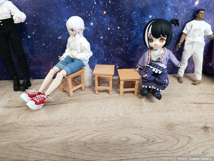 Табурет 1:12 — Кукольная мебель (фото 2)