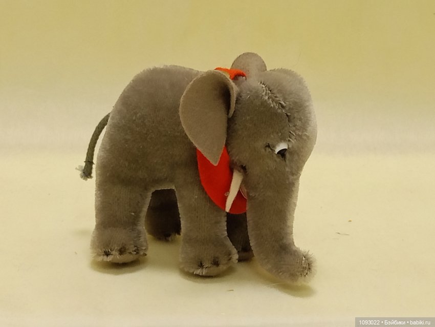 Слоник Steiff, Штайф — Винтажные куклы и игрушки детства