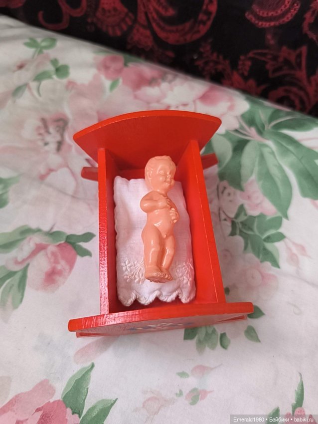 Кроватка ГДР — Кукольная мебель (фото 4)