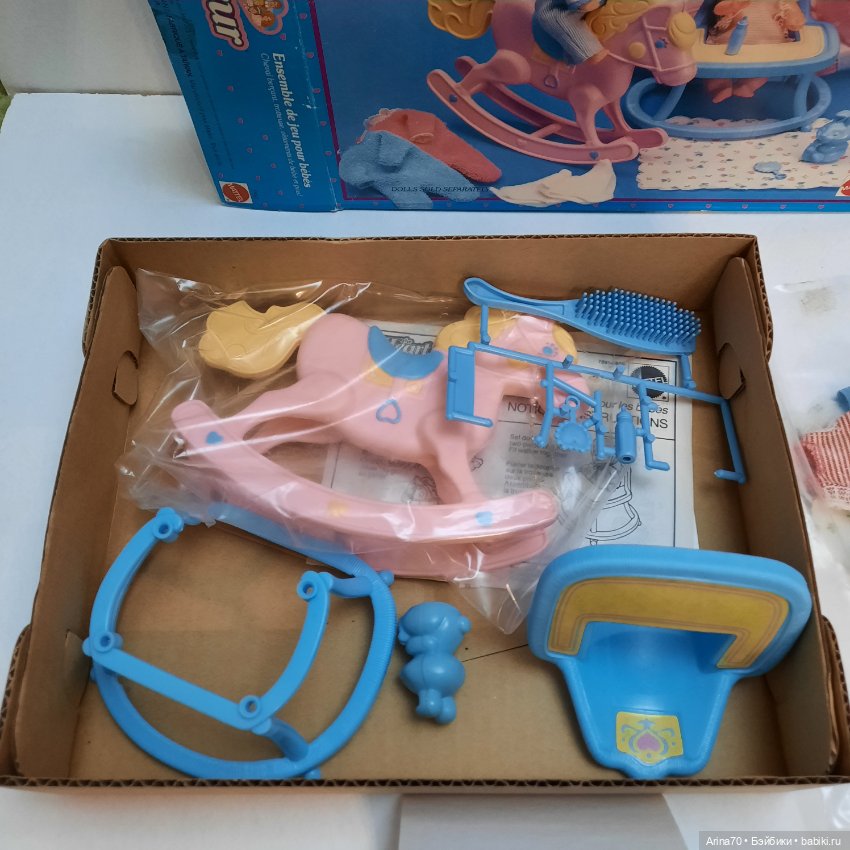 Набор игровой Barbie heart family (rosebud) ходунки, лошадка, одежда (фото 5)