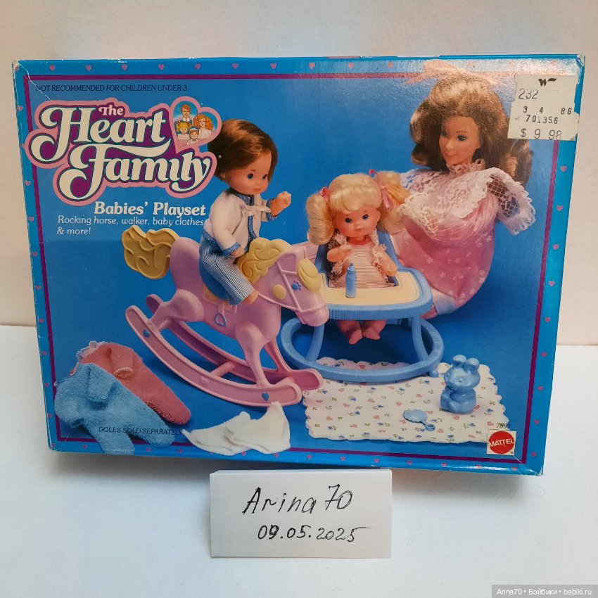 Набор игровой Barbie heart family (rosebud) ходунки, лошадка, одежда (фото 6)