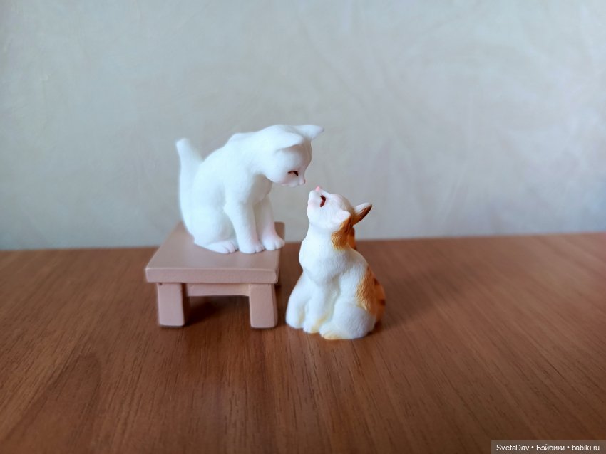 Журнал Барби мода 1994 года и статуэтки котики (фото 6)