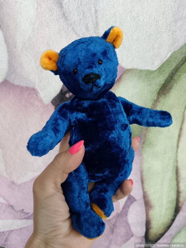Мишка тедди ручная работа (фото 8)