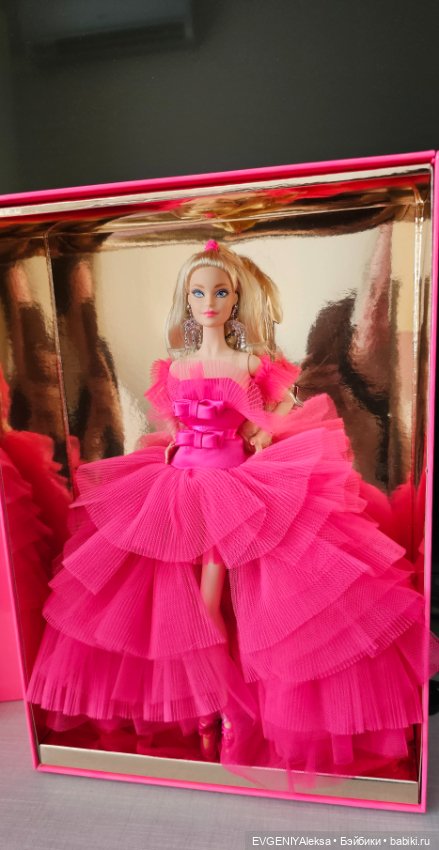 Лимитированная Barbie Pink, Золото, коллекционная, GTJ76, Pink Collection Barbie