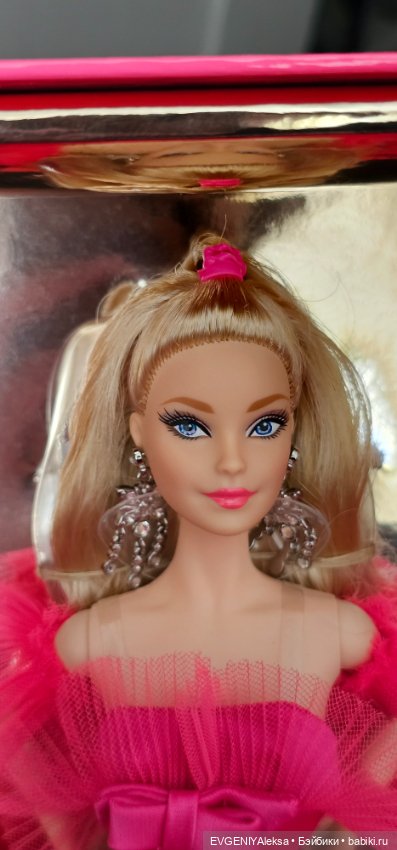 Лимитированная Barbie Pink, Золото, коллекционная, GTJ76, Pink Collection Barbie (фото 7)