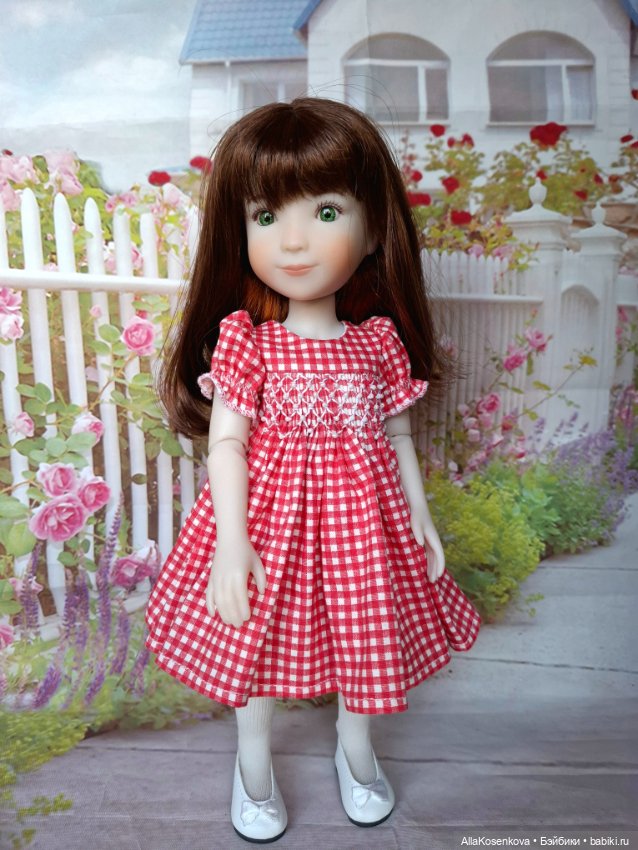 Платье с буфами — Одежда для кукол (фото 2)