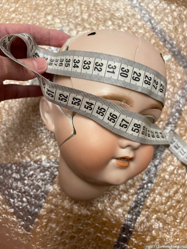 Маленькая немецкая антикварная голова Armand Marseille 390n