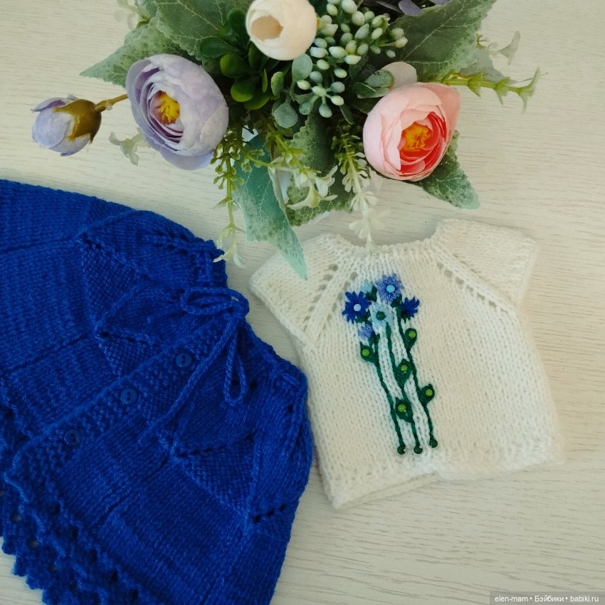 Вязаные комплекты для кукол Gotz, Vestida de Azul, Mariquita Perez