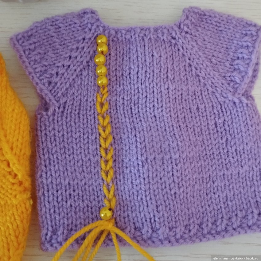 Вязаные комплекты для кукол Gotz, Vestida de Azul, Mariquita Perez (фото 6)