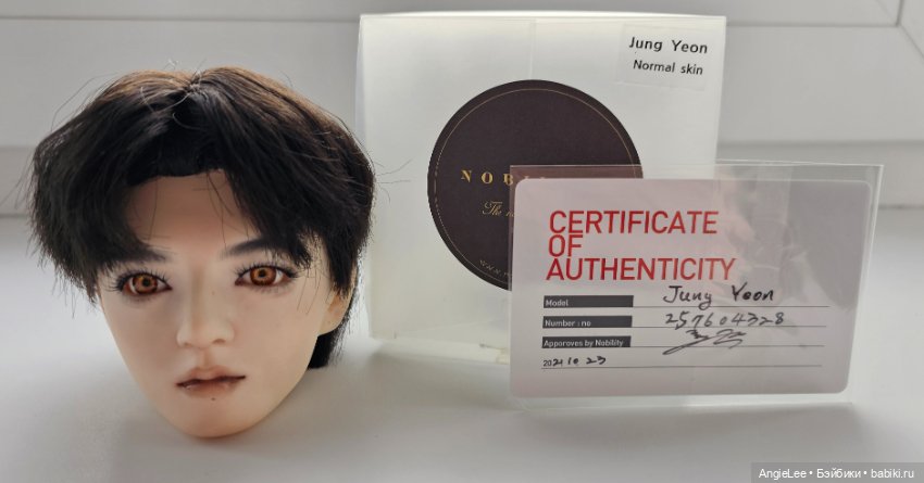 Голова Nobility Doll Jung Yeon Чонгук из BTS БТС Jung Kook
