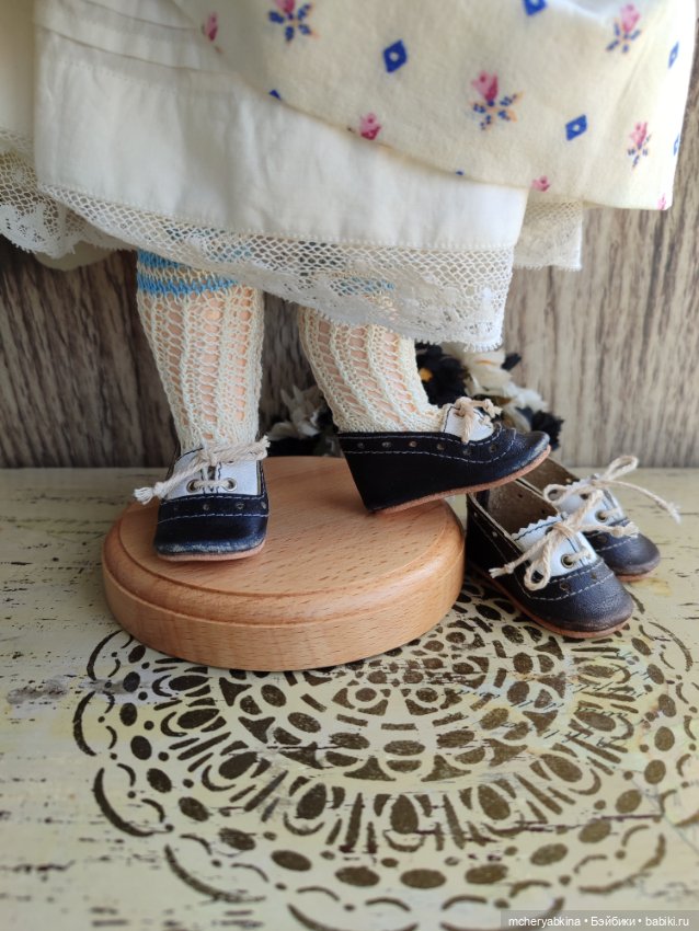 Туфли "Оксфорд" для антик.кукол. Скидка (фото 4)